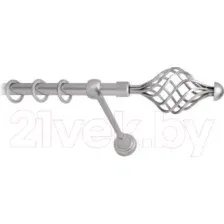Карниз для штор Lm Decor Вираж 098 1р гладкий (сатин, 2м)