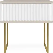 Тумба Shtabe Royal 5001 эко (макиато/золото)