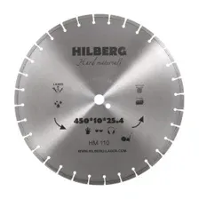 Диск алмазный 450х25.4 мм Hard Materials Лазер Hilberg HM110