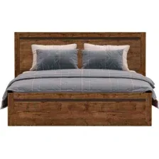Двуспальная кровать Black Red White Kada S404-LOZ160x200 с подъемным механизмом (дуб april)