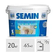 Клей для стеклообоев SEMIN COLLE TOILE DE VERRE, 20 кг