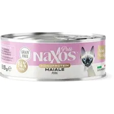 Консервированный корм для кошек Naxos Sterilight Монопротеин свинина 85 г