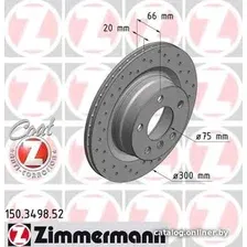 Тормозной диск Zimmermann 150349852