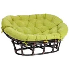 Диван садовый Tetchair Mamasan 23/02 W с подушкой (античный черно-коричневый/олива)