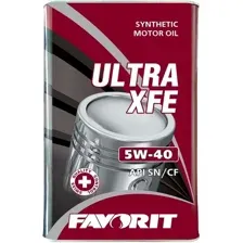 Моторное масло Favorit Ultra XFE 5W-40 metal 5л