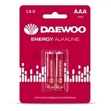Батарейка Daewoo LR03 BL-2 Energy Alkaline 2 шт.