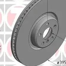 Тормозной диск ZIMMERMANN 150.2962.20 вентилируемый , передняя ось слева