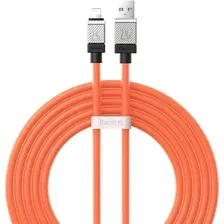 Кабель Baseus CoolPlay Series Fast Charging Data Cable 2.4A USB Type-A - Lightning (2 м, оранжевый)