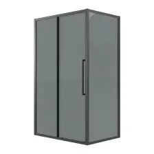 Душевой уголок Grossman Cosmo 130x80x195 120.K33.02.1380.21.10 (черный матовый/тонированное стекло)