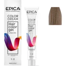 Гель-краска для волос Epica Professional, Colordream, 9.12, блондин перламутровый, 100 мл