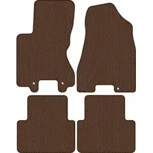 Комплект ковриков для авто Alicosta Nissan X-Trail II (suv / T31) 2007 - 2015 (коричневый, сота)