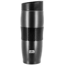 Термокружка Lara LR04-24 Black 0.38л (черный)