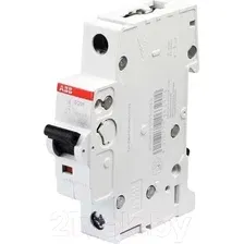 Выключатель автоматический ABB S 201 1P С 1.6А 6кА 1M 2CDS251001R0974