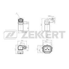 Датчик положения распредвала Subaru Forester (SF) 97- Impreza (GFC GC GD) 96- SE-5054 ZEKKERT