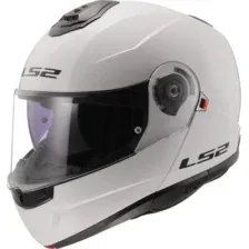 Мотошлем LS2 FF908 Strobe 2 Solid (3XL, белый глянцевый)