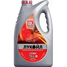 Моторное масло Лукойл Супер 15W-40 SG/CD 4л