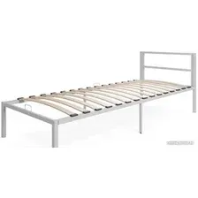 Кровать Князев Мебель Берта 90x190 БА.90.190.С (серый муар)
