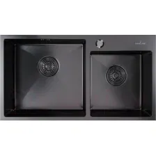 Кухонная мойка Mixline 547241 (черный графит, 3 мм)