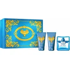 Парфюмерный набор Versace Man Eau Fraiche Туалетная водаБальзам после бритьяГель д/душа (50мл50мл50мл)