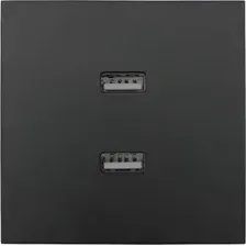 Розетка Lezard Zima 704-4288-192 (черный бархат)