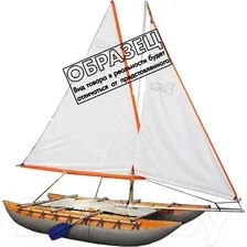 Катамаран Вольный ветер Валдай-2 с парусным вооружением / 19006 (красный)