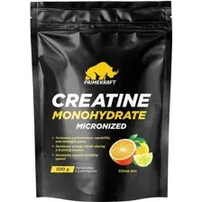Моногидрат креатина Prime Kraft Monohydrate Micronized (500г, цитрусовый микс)