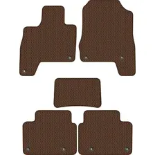Комплект ковриков для авто Alicosta Honda Clarity II (седан, гибрид / ZC5,ZC4) 2015 - Н.В. (коричневый, сота)