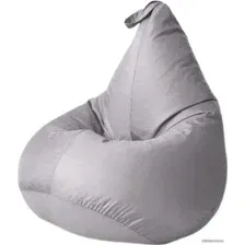 Кресло-мешок Kreslomeshki Капля Оксфорд 210 (XXXL, серебро)