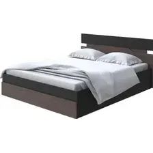 Кровать PROxSON Milton с ПМ 140x190 (черный/ясень шимо темный)