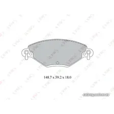 Тормозные колодки LynxAuto BD2208