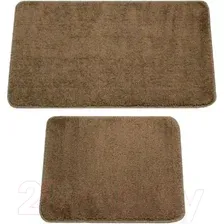 Набор ковриков для ванной и туалета Gokyildiz Maxiform 60x10060x50 / DUZ-5013-BROWN