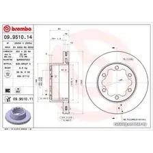 Тормозной диск Brembo 09951014