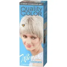 Гель-краска для волос Estel Quality Color Цветель тон 128 (115мл, полярно-серебристый)