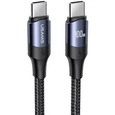 Кабель Usams Type-C - Type-C US-SJ524 (черный)