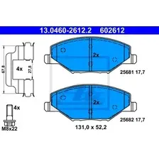 Тормозные колодки дисковые передняя ось ATE 13.0460-2612.2