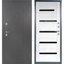 Входная дверь Промет Титан 5C 86x205 (правая, ривьера айс/графит)