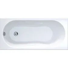 Ванна Cersanit Mito Red 170x70 с ножками со смесителем Brasko Black однорыч. (с сифоном Prime)