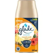 Сменный блок для освежителя воздуха Glade Automatic Гавайский бриз 269 мл