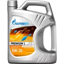 Моторное масло 5W30 синтетическое ГАЗПРОМНЕФТЬ Premium L 5 л 