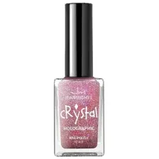 JEANMISHEL Лак для ногтей голографический CRYSTAL (нежно-розовый блестящий) тон 712