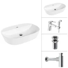 Умывальник Lauter 21460-60  Spray 21CK308C  сифон 21635CH донный клапан 21190CH (хром)