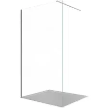 Душевая стенка Aquatek Walk in с держателем 100x200 AQ.WI.100.1CH (хром/прозрачное стекло)