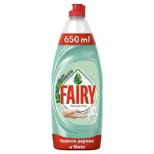 Средство для мытья посуды Fairy Нежные ручки Чайное дерево и мята 650 мл