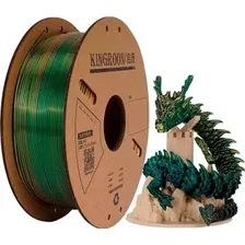 KINGROON PLA TRI-SILK 1.75 ММ 1 КГ NSC031 (ЗОЛОТОЙ/ЗЕЛЕНЫЙ/ЧЕРНЫЙ)