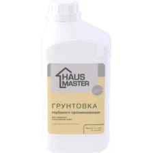 Грунтовка Haus Master Глубокого проникновения (1л, бесцветный)
