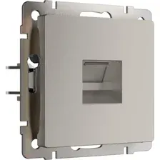 Розетка компьютерная Werkel W1281004 (дымчатый)