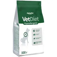 Сухой корм для собак AlphaPet VetDiet Hypoallergenic для взрослых собак 500 г
