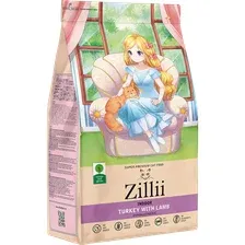 Сухой корм для кошек Zillii Indoor индейка с ягненком 10 кг