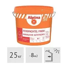 Шпатлевка Alpina EXPERT Feinspachtel белая, 25кг