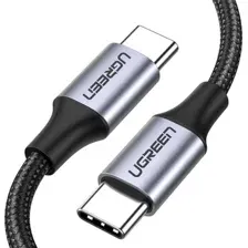 Кабель Ugreen US261 50152 USB Type-C - USB Type-C (2 м, черный)